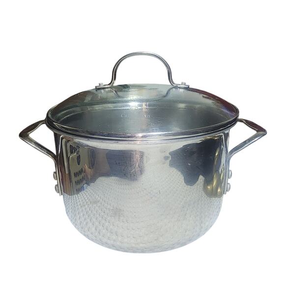 CALPHALON EUC 6 QT STAINLESS STEEL STOCKPOT WITH LID - Picture 1 of 7